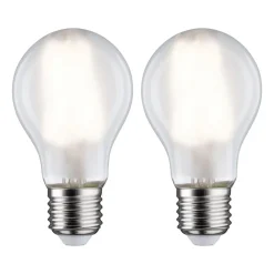 Paulmann LED-pære E27 7W 4 000 K matt 2 stk