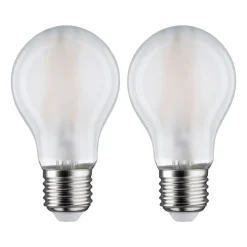 Paulmann LED-pære E27 7W 4 000 K matt 2 stk