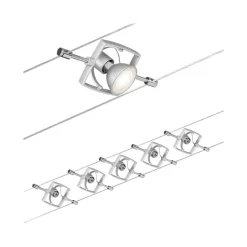 Paulmann Mac II vaiersystem, matt krom, 5 spotter