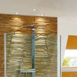 Paulmann Nova downlight IP65 rund dreibart, hvit