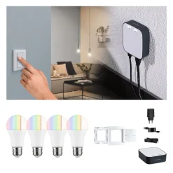 Paulmann Smart Home Set ZigBee 4x E27 9,3W LED matt RGBW