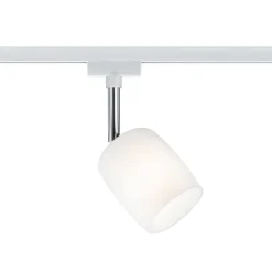 Paulmann URail Blossom spot hvit, satinert glass