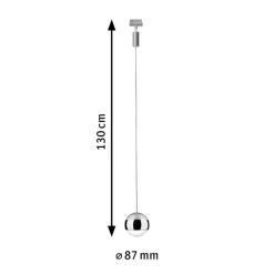 Paulmann URail Capsule II pendel 4 000 K krom