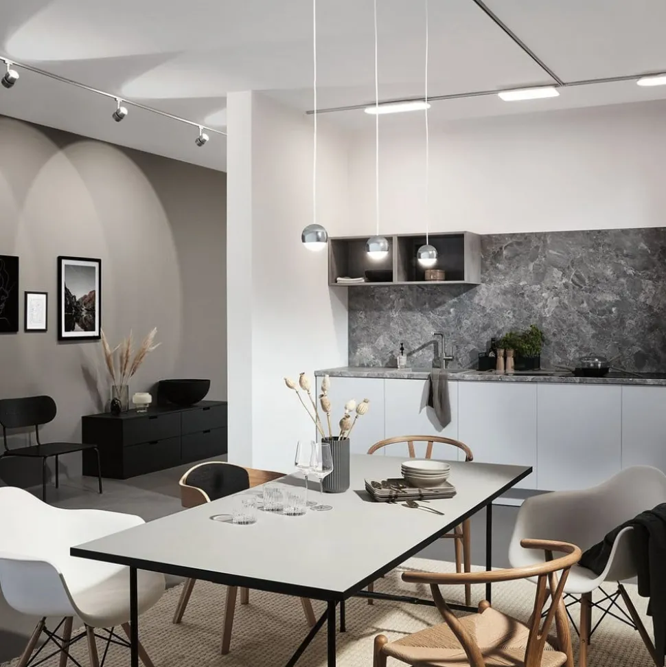 Paulmann URail Capsule II LED-pendel i krom