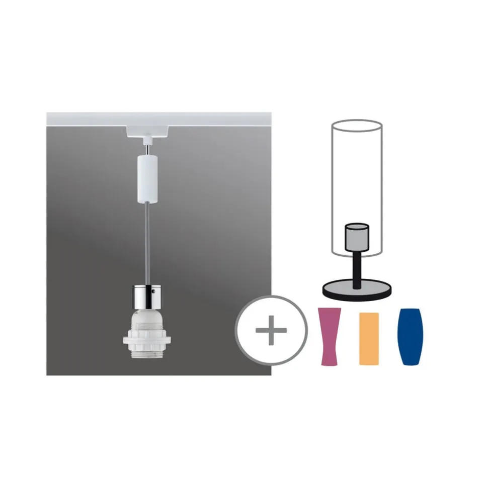 Paulmann URail 2Easy Basic pendel, hvit