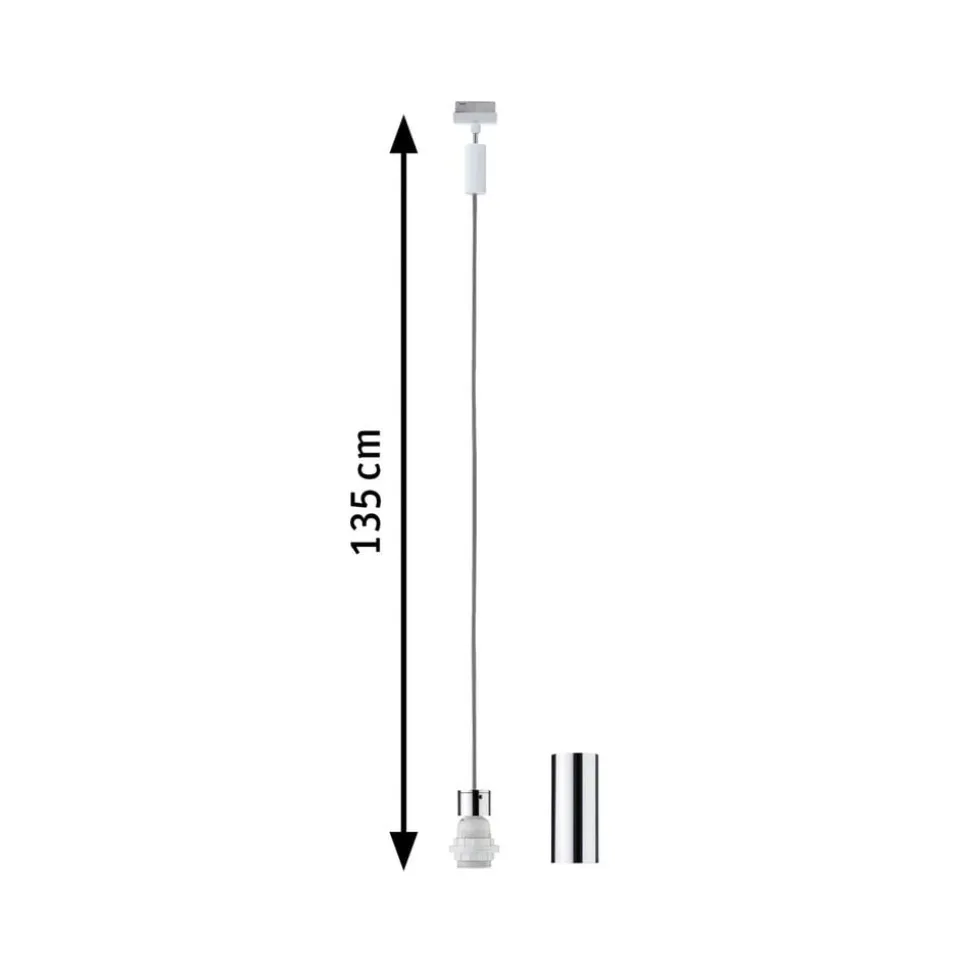 Paulmann URail 2Easy Basic pendel, hvit