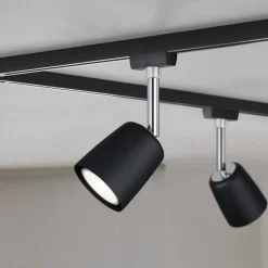 Paulmann URail GU10-spot Cover, svart dimbar