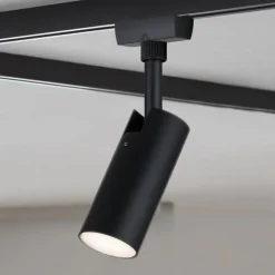 Paulmann URail LED-spot Tubo svart 3 000 K