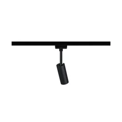 Paulmann URail LED-spot Tubo svart 3 000 K