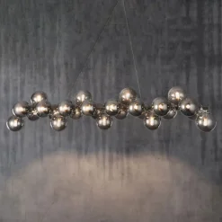 Pendellampe Dallas, krom