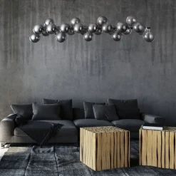 Pendellampe Dallas, krom