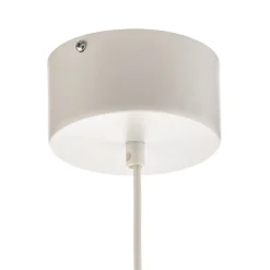 Pendellampe Gus med metallskjerm, hvit