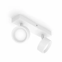 Philips Bracia LED-downlight 2 lyskilder, hvit