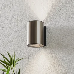 Philips Buxus – utendørs LED-vegglampe i stål