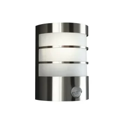 Philips Calgary utendørs vegglampe, stål, sensor