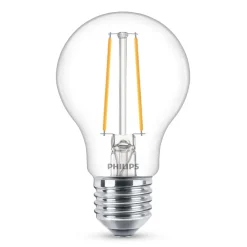Philips Classic LED-pære E27 A60 2,2W klar 2 700K