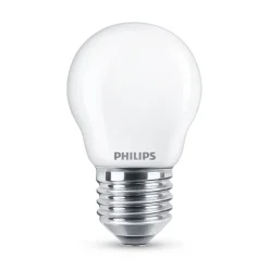Philips Classic LED-pære E27 P45 6,5W 2 700 K matt