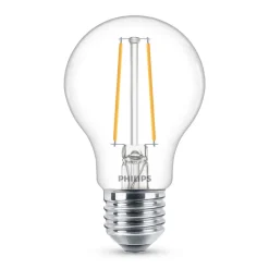 Philips Classic LED-pære E27 A60 1,5W 2 700 K klar