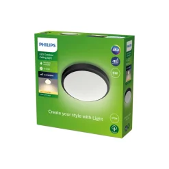 Philips Doris LED-utelampe IP54 2 700 K svart