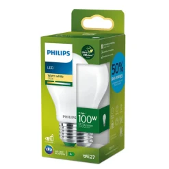 Philips E27 LED-pære A60 7,3W 1535lm 2 700K matt