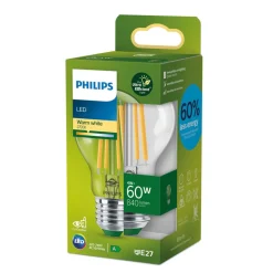Philips E27 LED-pære A60 4W 840lm 2 700 K klar