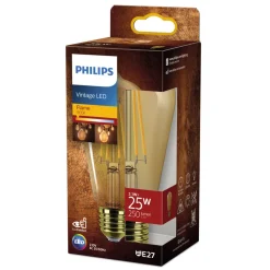 Philips E27 LED-pære rustikk ST64 3,1W 1800K gull