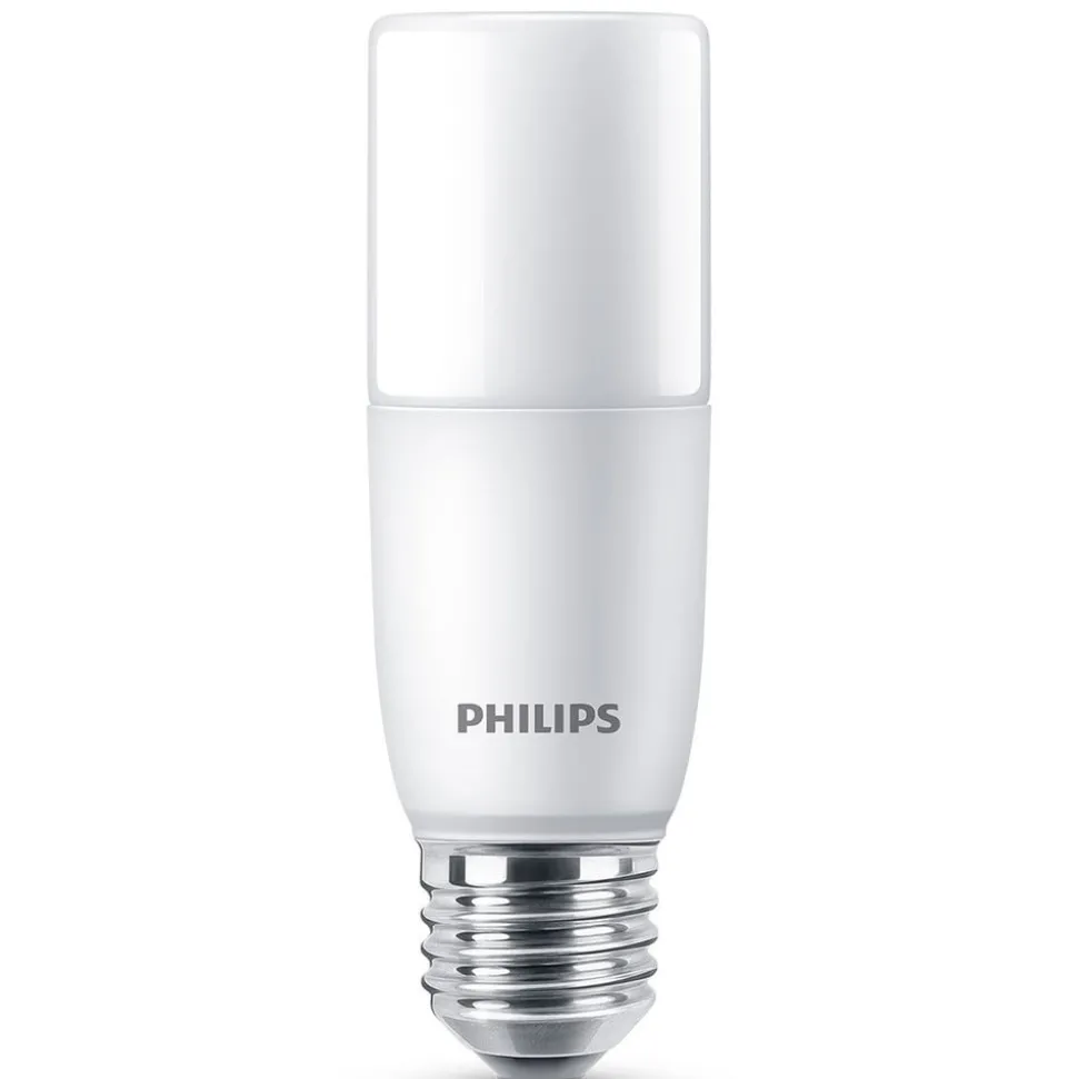 Philips E27 LED-rørpære 9,5W varmhvit
