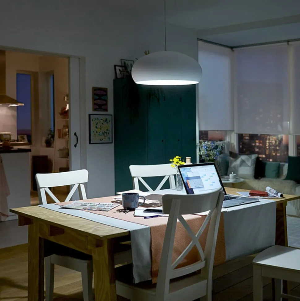 Philips E27 LED-rørpære 9,5W varmhvit