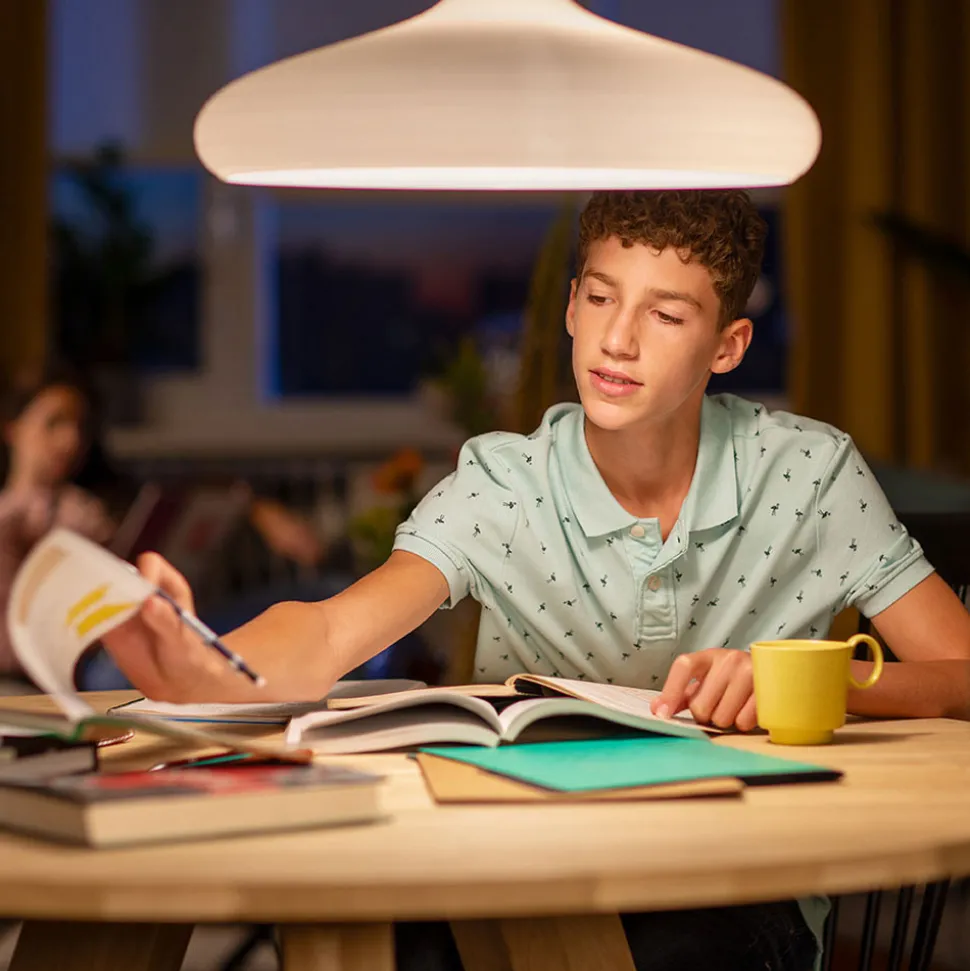 Philips E27 7W 840 A60 LED-pære matt