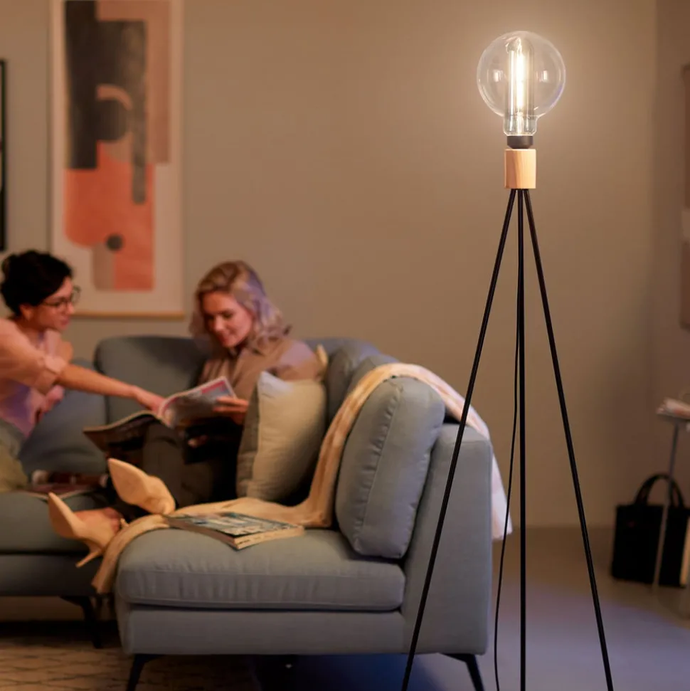 Philips Giant Globe røykfylt LED-pære E27 6,5W
