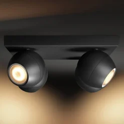 Philips Hue Buckram 4 lyskilder dimmebryter svart