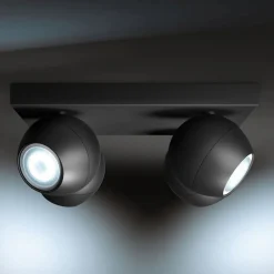 Philips Hue Buckram 4 lyskilder dimmebryter svart