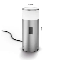 Philips Hue Calla sokkellampe tillegg 25,2 cm alu