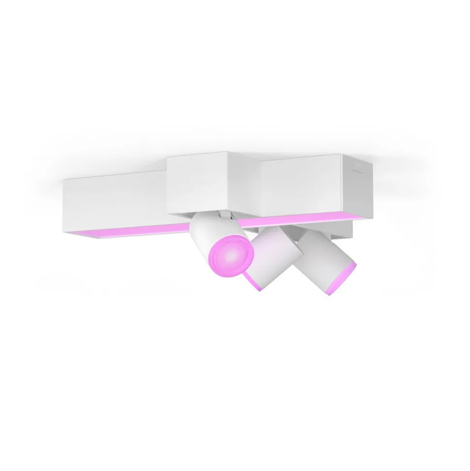 Philips Hue Centris Cross LED-spotlight, hvit, 3 lyskilder RGB CCT