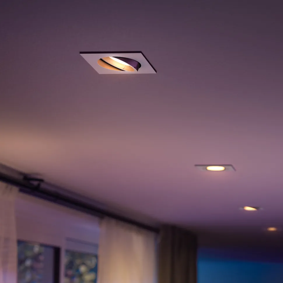 Philips Hue Centura LED-downlight kantet, hvit