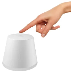 Philips Hue Go LED-bordlampe med skjerm, hvit