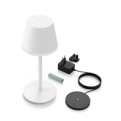 Philips Hue Go LED-bordlampe med skjerm, hvit
