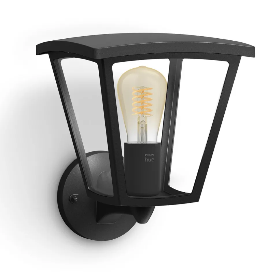 Philips Hue Inara utendørs LED-vegglampe, svart
