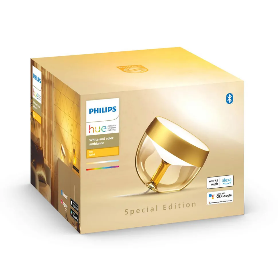 Philips Hue Iris WACA LED-bordlampe, gull