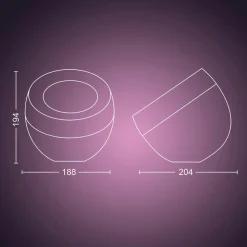 Philips Hue Iris WACA LED-bordlampe, gull