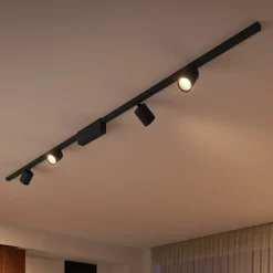 Philips Hue Perifo skinnesystem 4 spoter svart