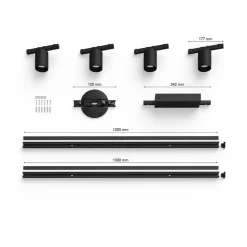 Philips Hue Perifo skinnesystem 4 spoter svart