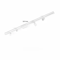 Philips Hue Perifo skinnesystem 4 spoter hvit