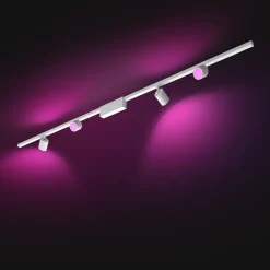 Philips Hue Perifo skinnesystem 4 spoter hvit