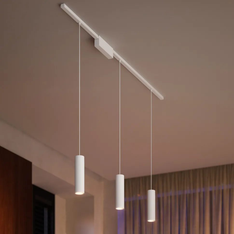 Philips Hue Perifo strømskinne, 3 LED-pendler, hvit