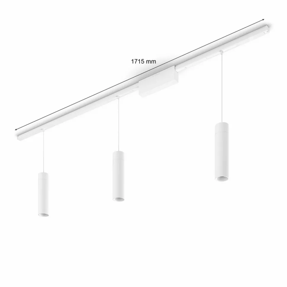 Philips Hue Perifo strømskinne, 3 LED-pendler, hvit