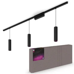 Philips Hue Perifo-skinne, 3 LED-pendler, svart