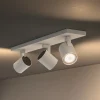 Philips Hue Runner LED-spot, 3 lyskilder, dimmerbryter, hvit