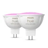 Philips Hue White & Colour Ambiance 6,3W GU5.3 2stk
