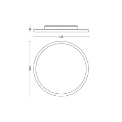 Philips Hue White Ambiance Aurelle LED-panel rund